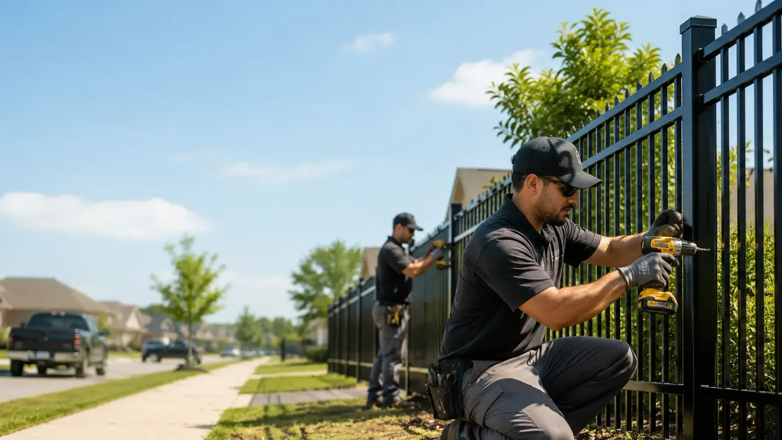 Metal Fence Installation in Herriman, UT